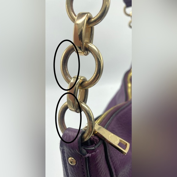 Coach Ellie Purple Hobo Bag - Picture 12 of 14